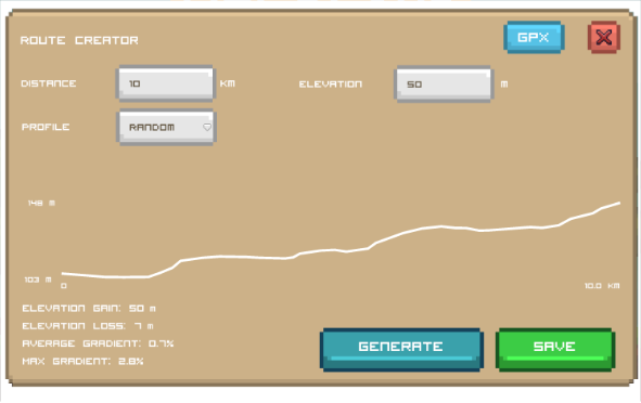 Route generation & GPX import
